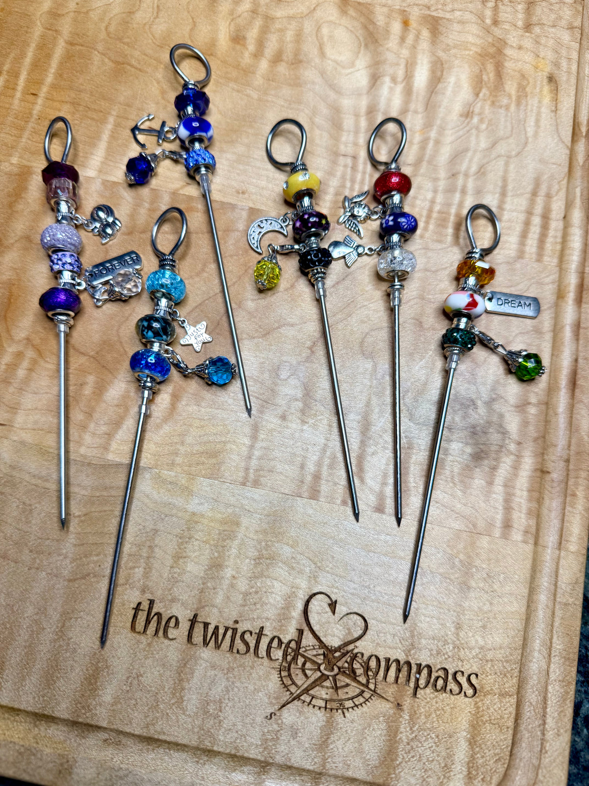 Handcrafted Beaded Cake Testers & Appetizer Skewers