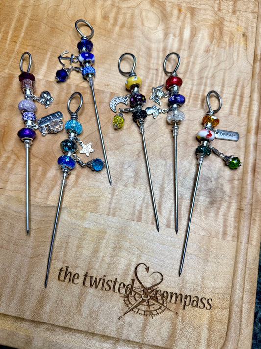 Handcrafted Beaded Cake Testers & Appetizer Skewers