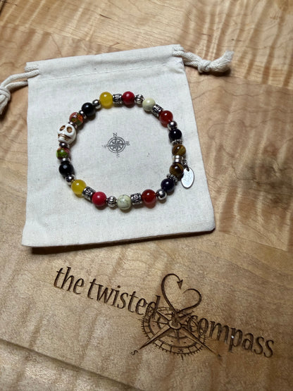 October Featured Natural Stone Stretch Bracelets